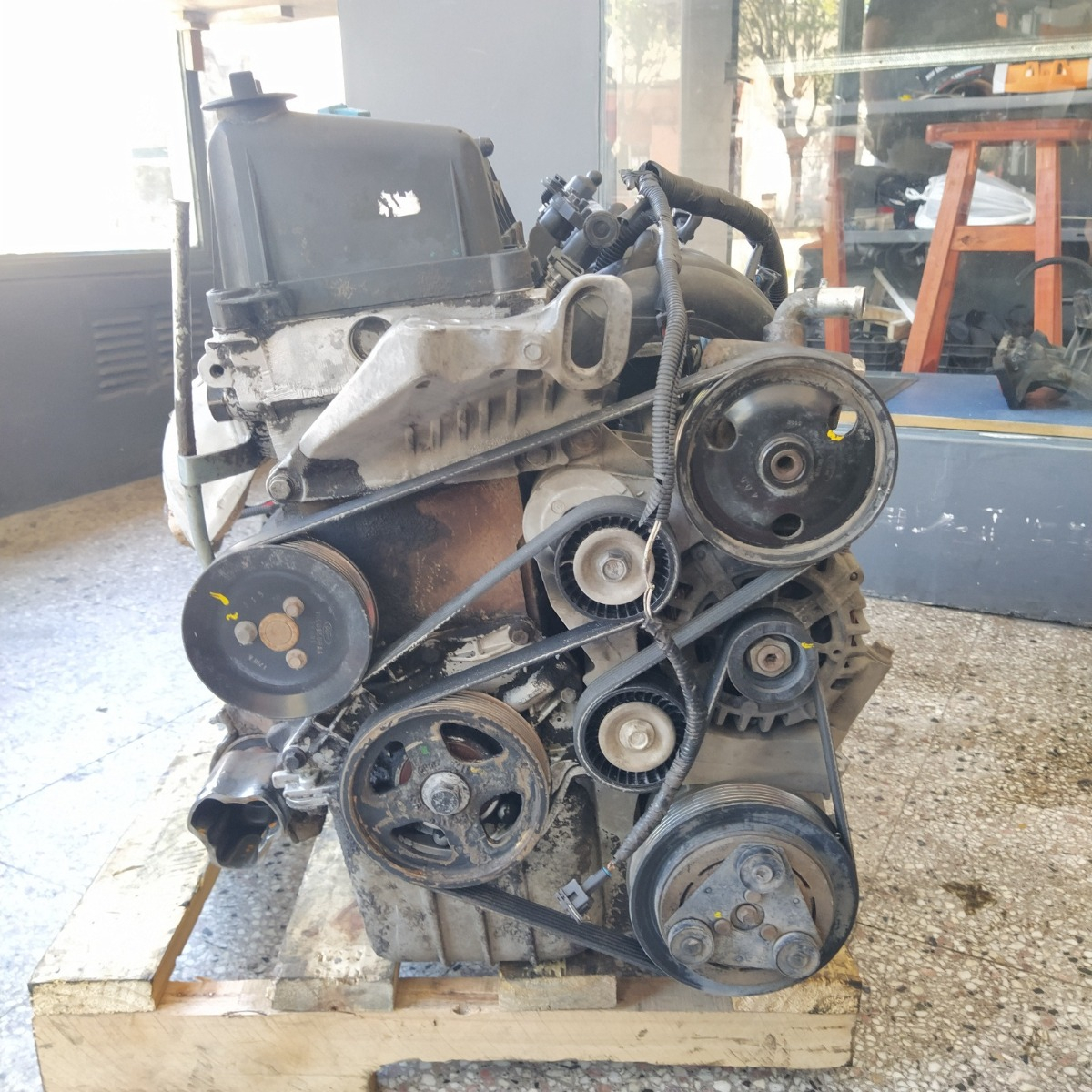 Motor Semiarmado Ford Fiesta 1.6 8v (05293495) Para Adaptar - Imagen 2