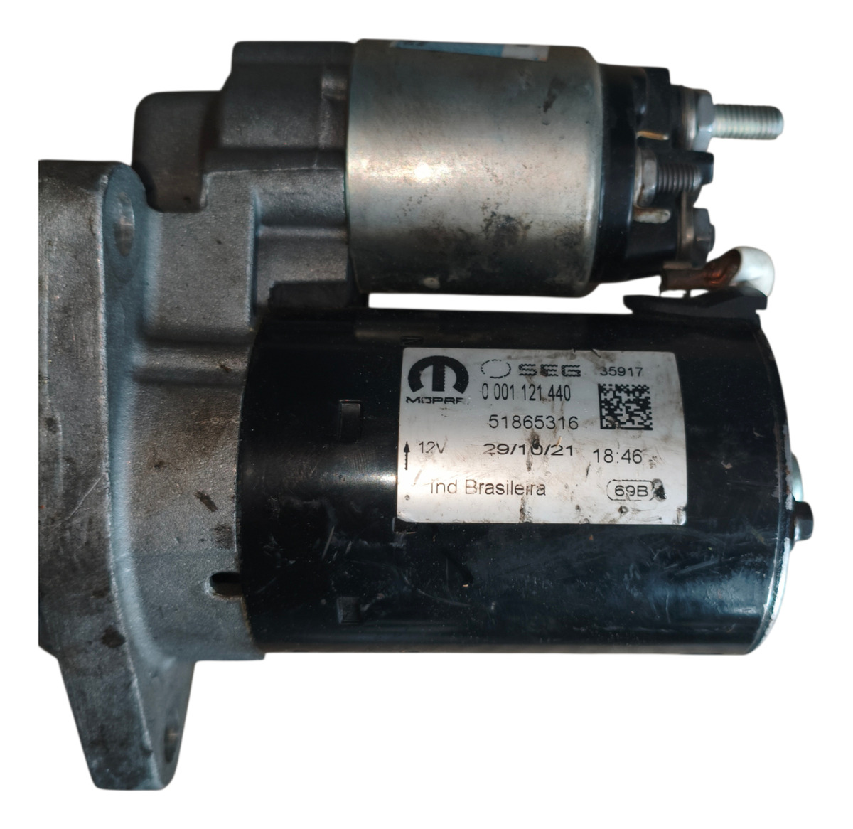 Motor De Arranque Fiat Cronos 1.8 E-torque (05131883) - Imagen 5