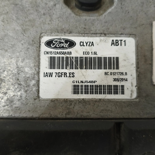 Modulo De Inyeccion Ford Ecosport 1.6 8v (05241854) - Imagen 2