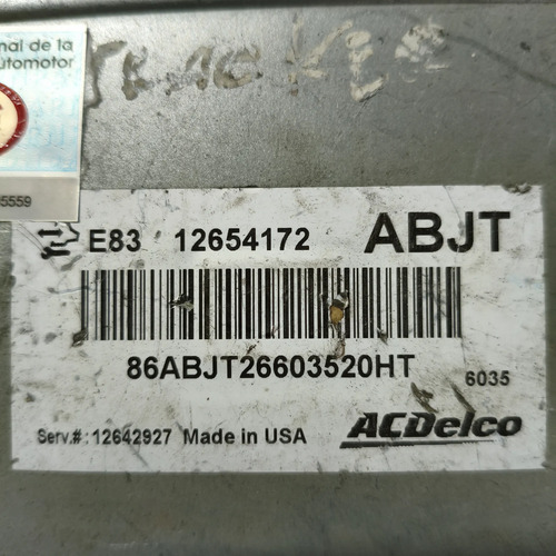 Modulo De Inyeccion Chevrolet Tracker 1.8 16v (06605559) - Imagen 2