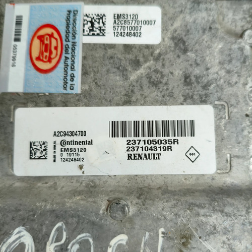 Modulo De Inyeccion Renault Sandero 1.6 (05379916) - Imagen 3