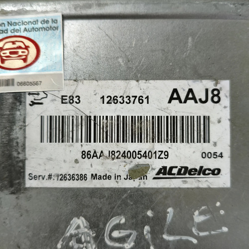 Modulo De Inyeccion Chevrolet Agile 1.4 8v (06605567) - Imagen 2