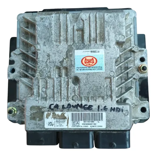 Modulo De Inyeccion Citroen C-elysee 1.6 Hdi (04940922)
