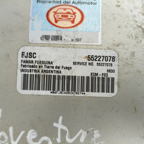 Modulo De Inyeccion Chevrolet Meriva 1.8 (05304070) - Imagen 2