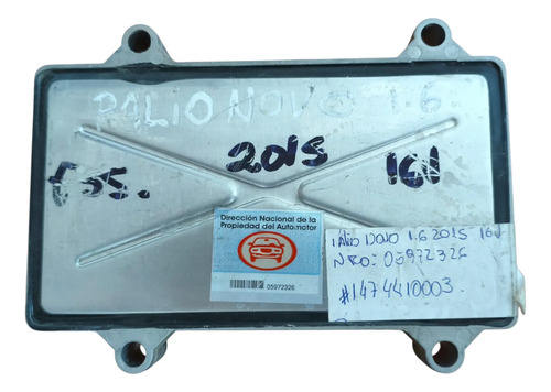 Modulo De Inyeccion Fiat Palio Novo 1.6 16v (05972326)