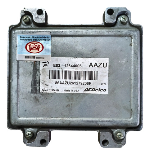 Modulo De Inyeccion Chevrolet Agile 1.4 8v (06605558)