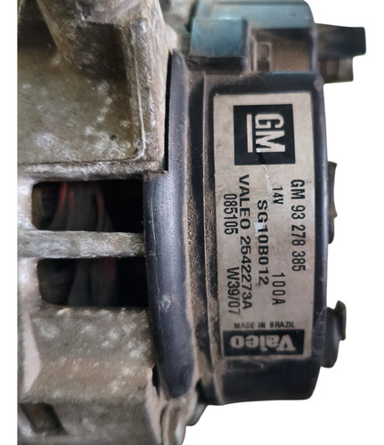Alternador Chevrolet Meriva 1.8 8v (06270696) - Imagen 6