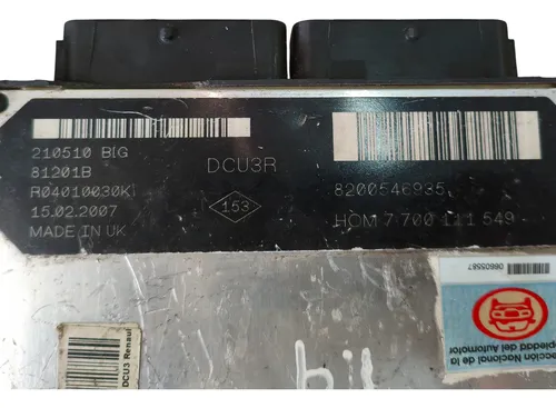 Modulo De Inyeccion Renault 1.9 Diesel (06605587) - Imagen 2