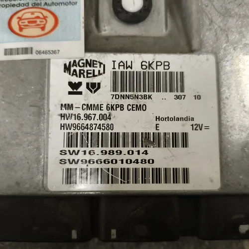 Modulo De Inyeccion Peugeot 308 2.0 16v (06465367) - Imagen 2