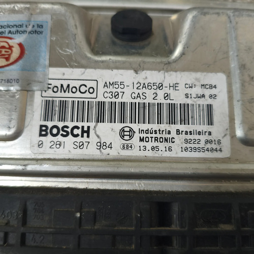 Modulo De Inyeccion Ford Ecosport 2.0 16v (05718010) - Imagen 2