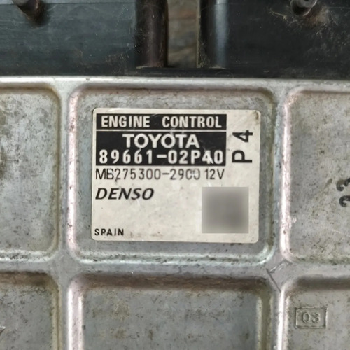 Modulo De Inyeccion Toyota Corolla 1.8 16v (04593971) - Imagen 2