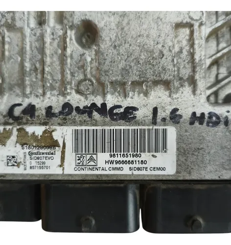 Modulo De Inyeccion Citroen C-elysee 1.6 Hdi (04940922) - Imagen 3