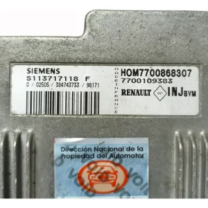Modulo De Inyeccion Renault Megane 1 1.6 (06095650)