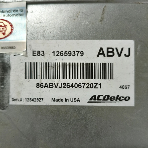 Modulo De Inyeccion Chevrolet Agile 1.4 (06605560) - Imagen 2