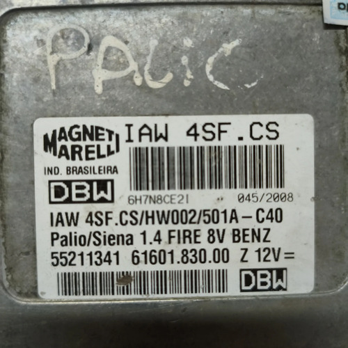 Modulo De Inyeccion Fiat Palio 1.4 8v (05316463) - Imagen 2