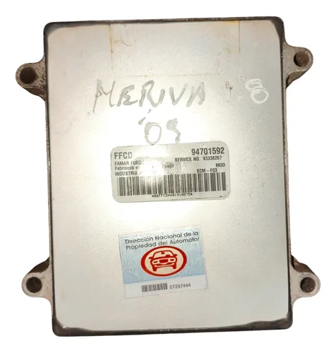 Modulo De Inyeccion Chevrolet Meriva 1.8 8v (07297444)