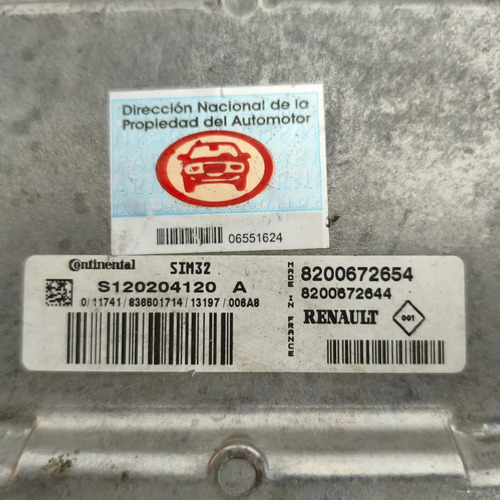 Modulo De Inyeccion Renault Clio Mio 1.2 (06551624) - Imagen 3