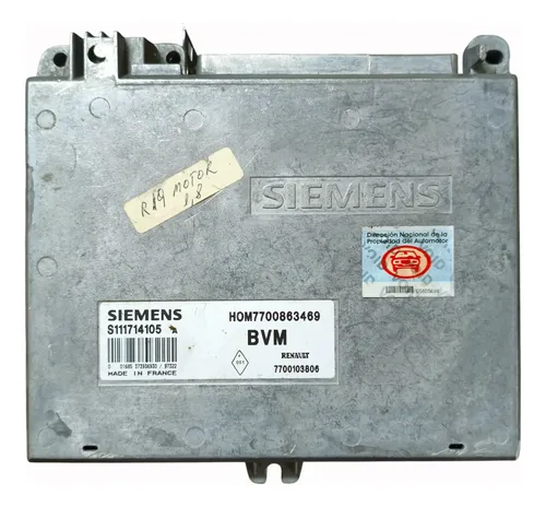 Modulo De Inyeccion Renault 19 1.8 8v (05805698)