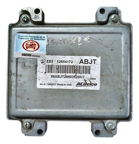 Modulo De Inyeccion Chevrolet Tracker 1.8 16v (06605559)