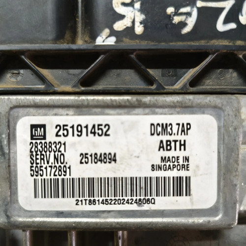 Modulo De Inyeccion Chevrolet Cruze 2.0 Diesel (05966815) - Imagen 2